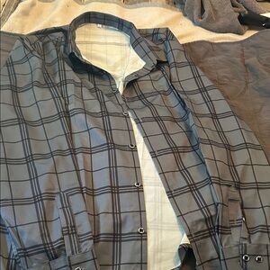 Chic Plaid Button-Up Shirt